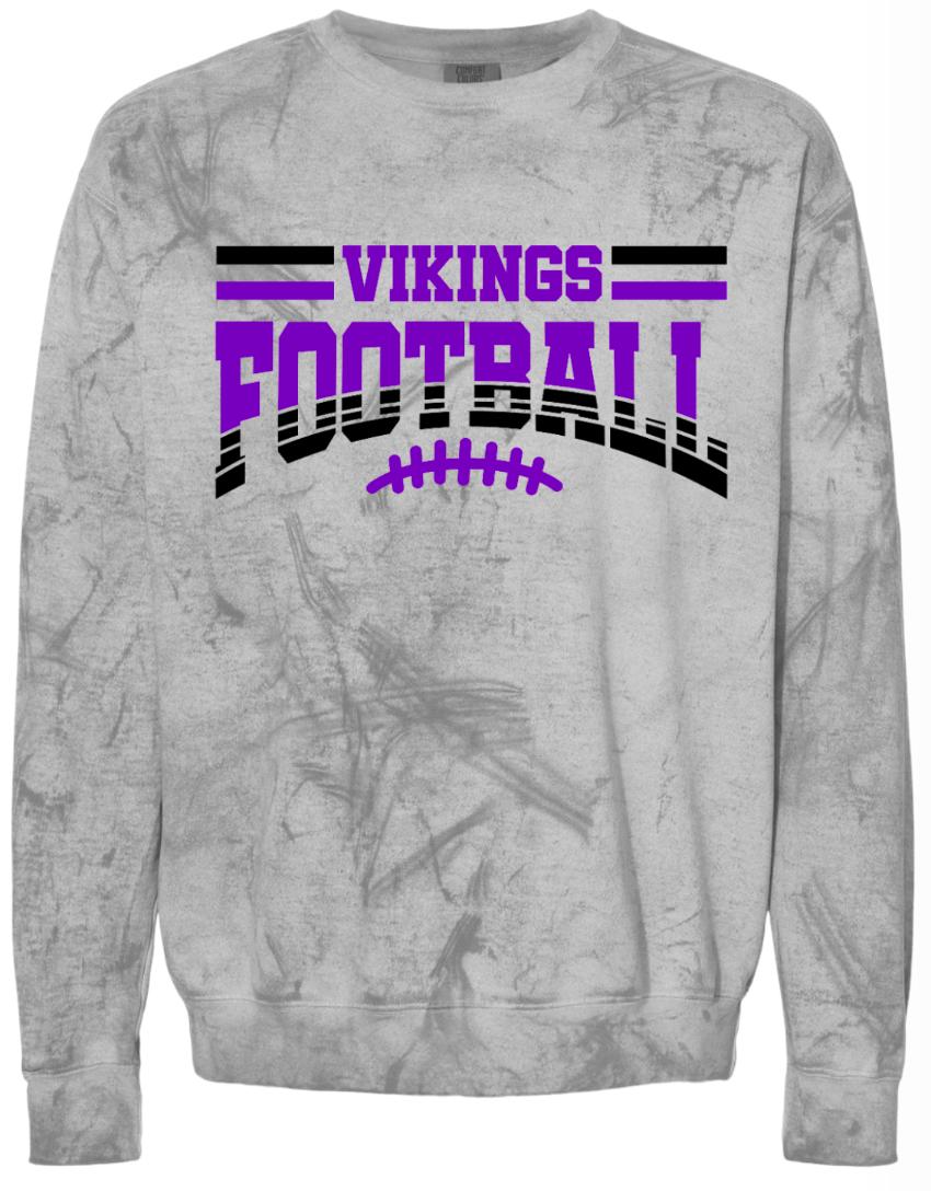 Crew Neck Smoke Football Banner Arch