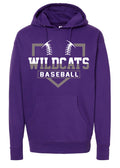 Hoodie Purple Wildcats Paw Wind Breaker