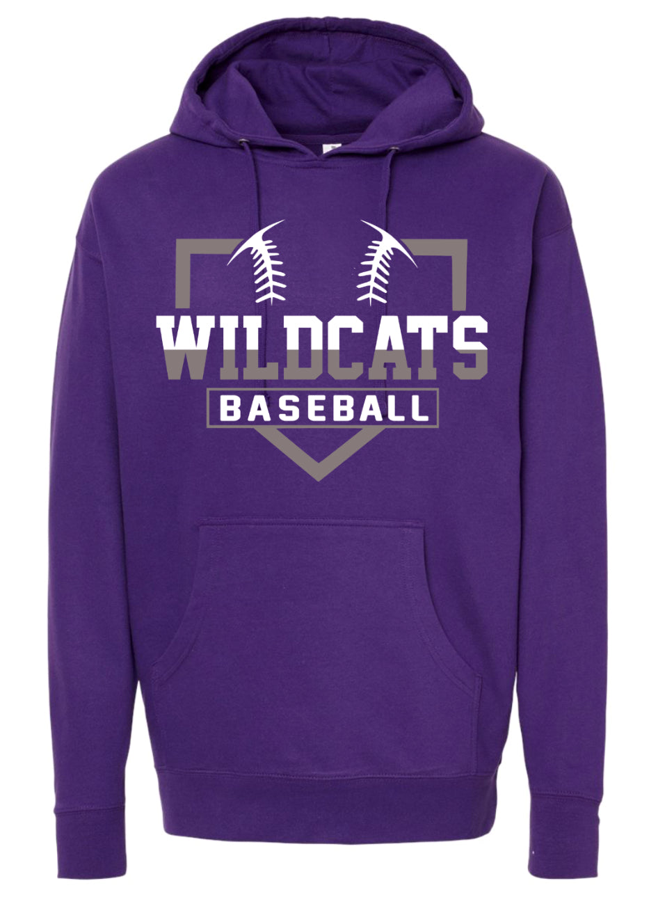 Hoodie Purple Wildcats Paw Wind Breaker