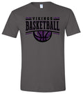 T-shirt Viking Basketball Glitter Charcoal