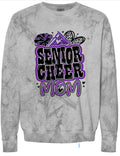 Crew Neck Smoke Senior Mom Cheer Graffiti