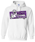 Hoodie White Player Distress