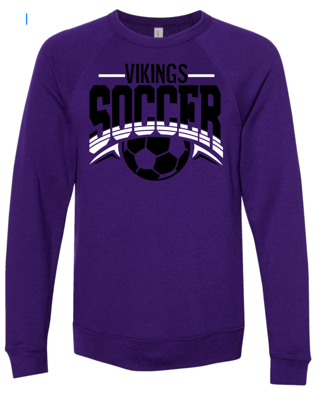 Crew Neck Purple Soccer Arch 17