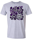 T-Shirt Gray Wildcats Leopard