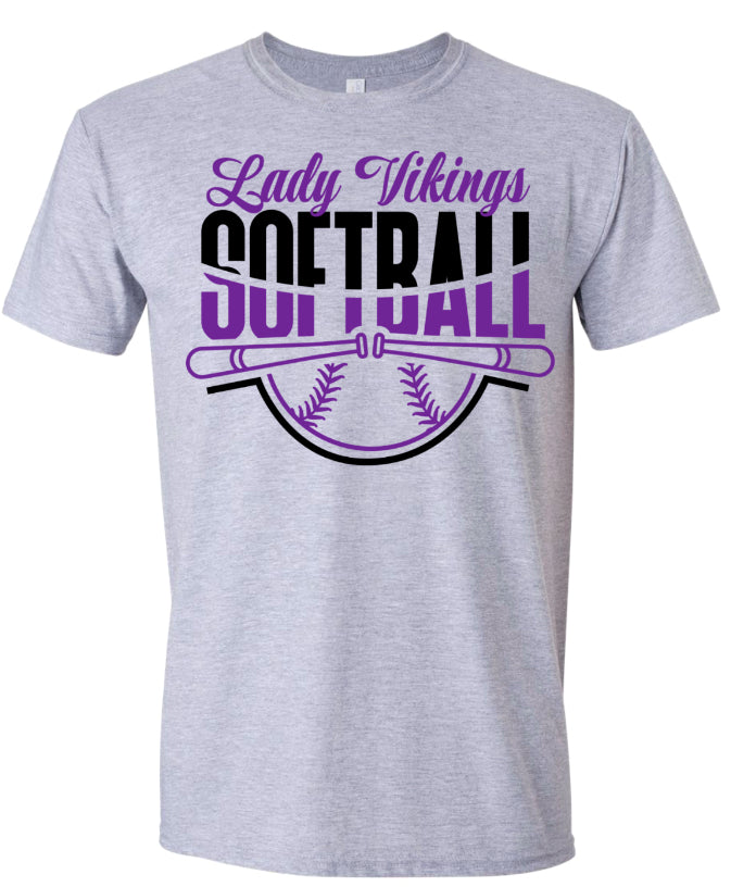T-Shirt Grey Lady Vikings 13