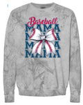 Crew Neck Smoke Baseball Mama Bow