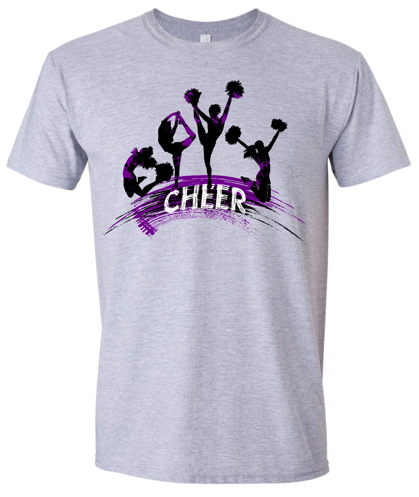 T-Shirt Sport Grey Cheer Splash