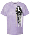 T-Shirt Purple Smoke Softball Player Vert 11