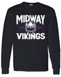Long Sleeve Black Helmet Stripe
