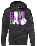 Hoodie Black Camo Game Day Baseball Stack 6