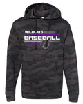 Hoodie Camo Wildcats Baseball Chevron