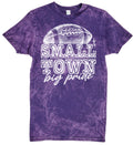 T-Shirt Purple Acid Small Town Big Pride