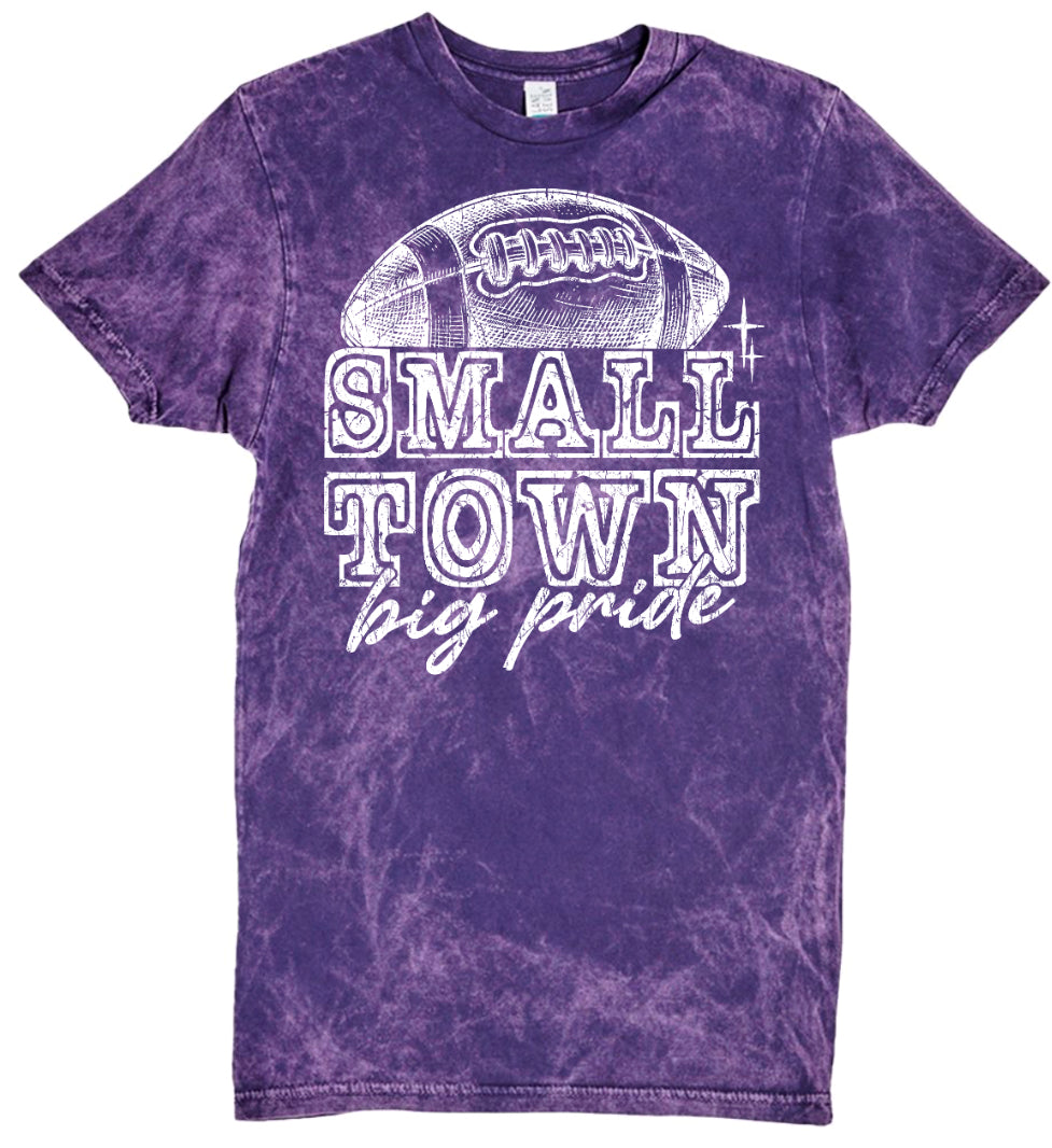 T-Shirt Purple Acid Small Town Big Pride