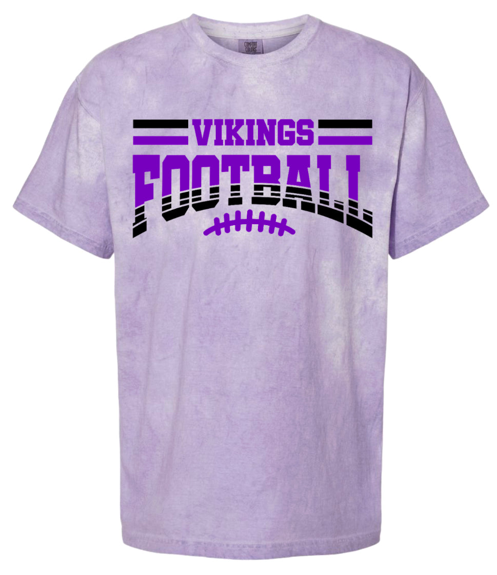 T-Shirt Purple Smoke Football Banner Arch