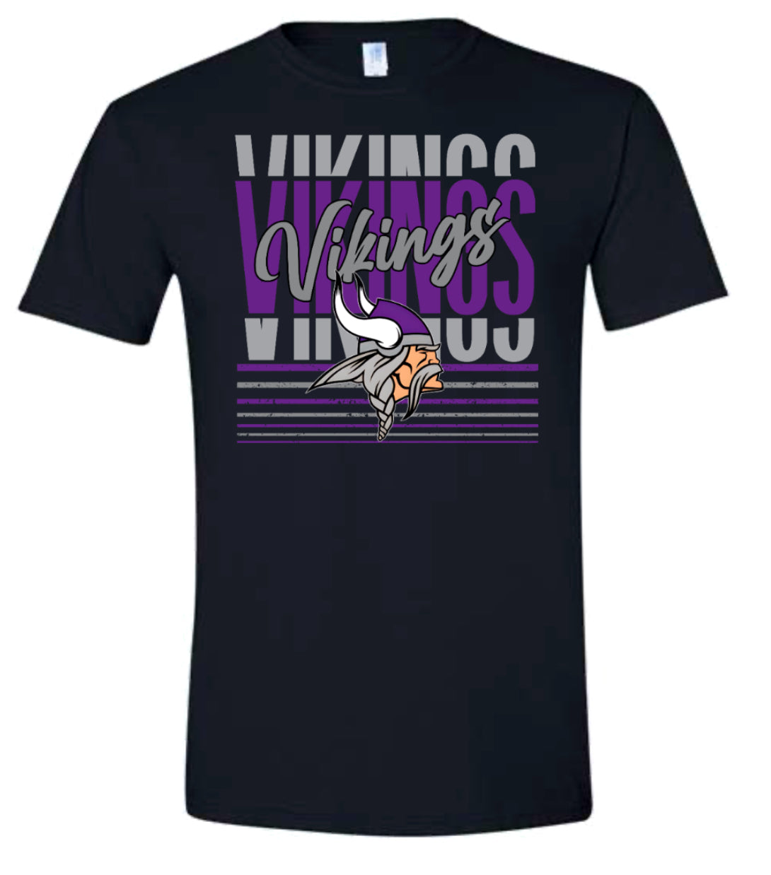 T-Shirt Black Vintage Midway 7