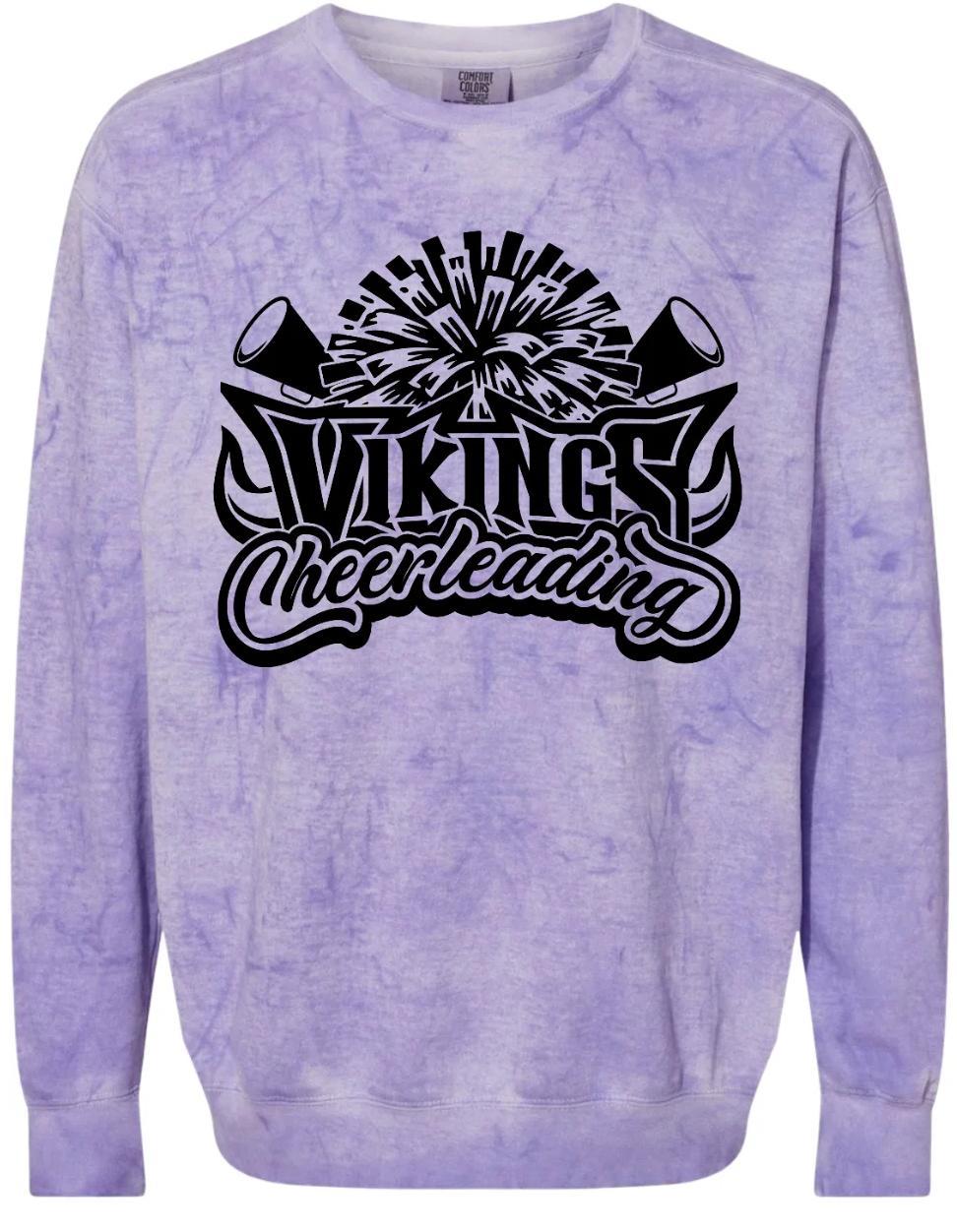 Crew Neck Purple Smoke Viking Cheerleading