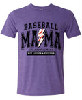 Baseball Mama T-Shirt Heather Purple