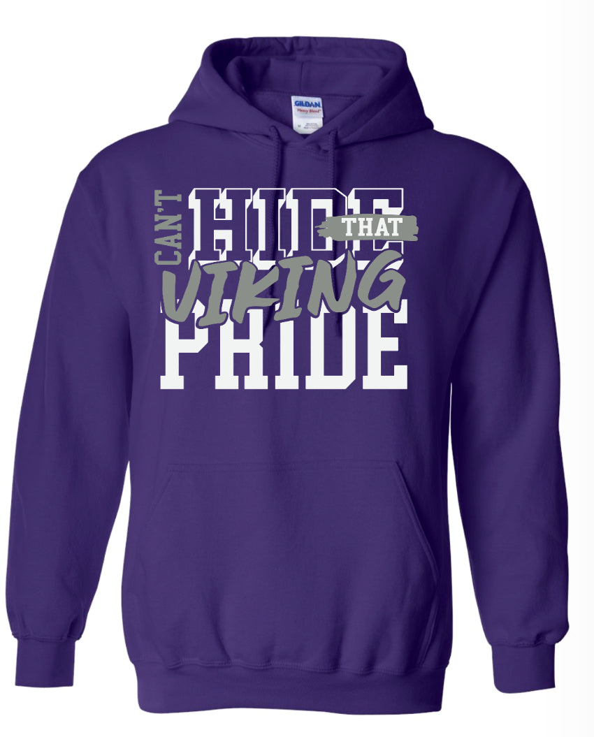 Hoodie Purple Can’t Hide Viking Pride
