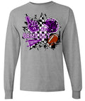 Long Sleeve Sport Grey Game Day Grunge