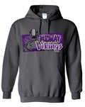 Hoodie Charcoal Player Distress