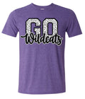 T-Shirt Heather Purple Wildcats Go Cats