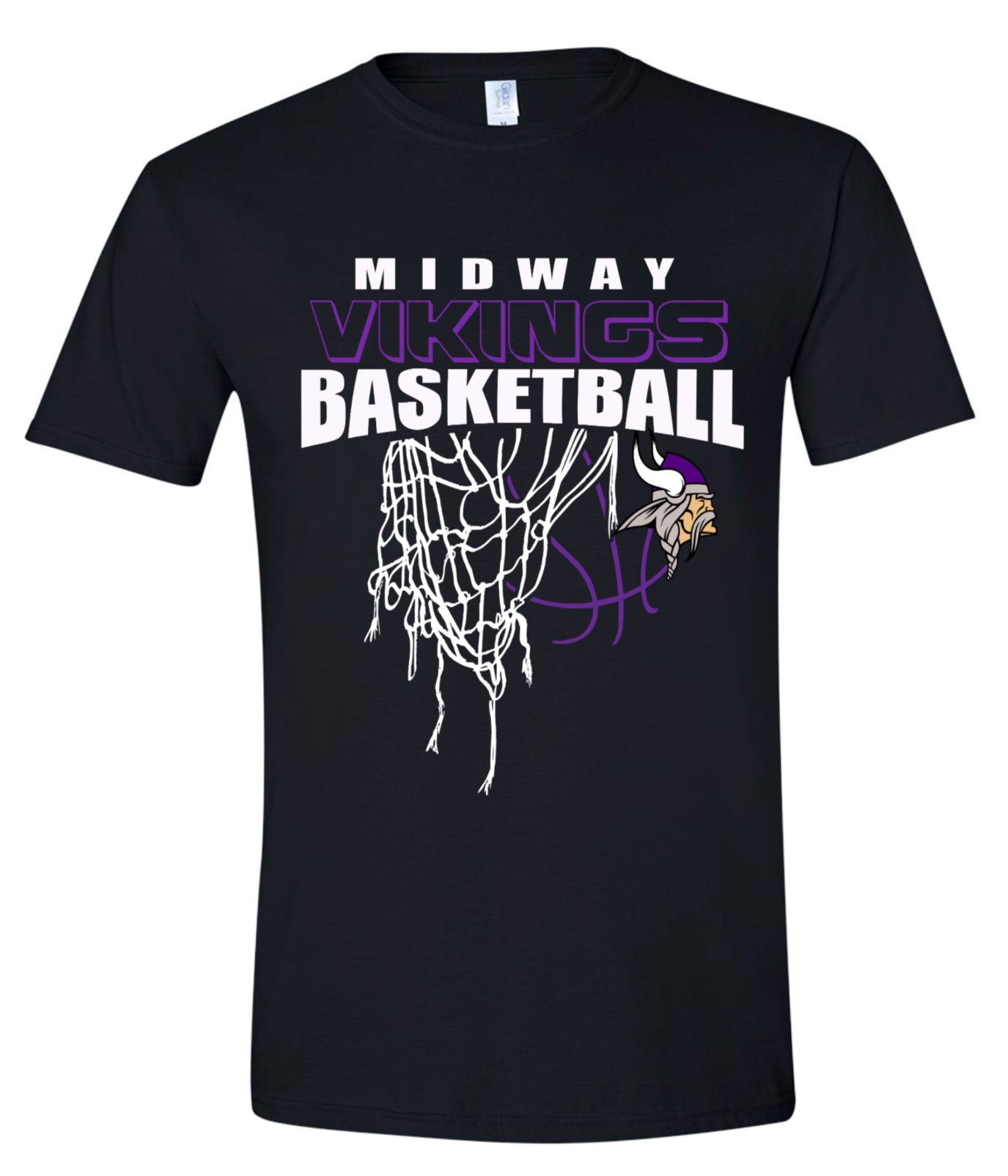 T-Shirt Midway Vikings Net Black