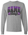 Long Sleeve Sport Grey purple/black fade Game Day