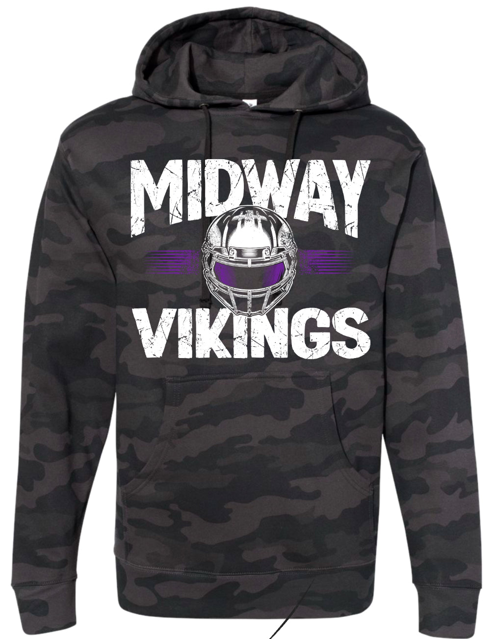 Hoodie Camo Helmet Stripe