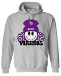 Hoodie Sport Grey Smiley Cheer