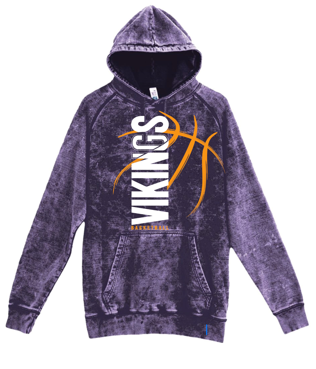 Hoodie Viking Sketch Purple Acid