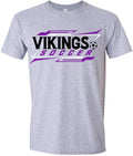 T-Shirt Grey Soccer Tricolor 4