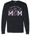 Long Sleeve Black Faux Glitter Senior Mom