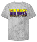 T-Shirt Smoke Softball Glitter Fade 2