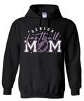 Hoodie Black Faux Glitter Senior Mom