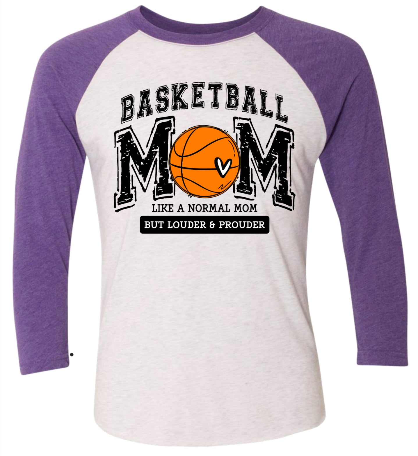 Long Sleeve Basketball Mom Louder 6