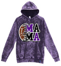 Hoodie Purple Acid Football Mama Stacked