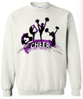 Crew Neck White Cheer Splash
