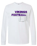 Long Sleeve White Field Football