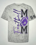 T-Shirt Smoke Football Mom Vert