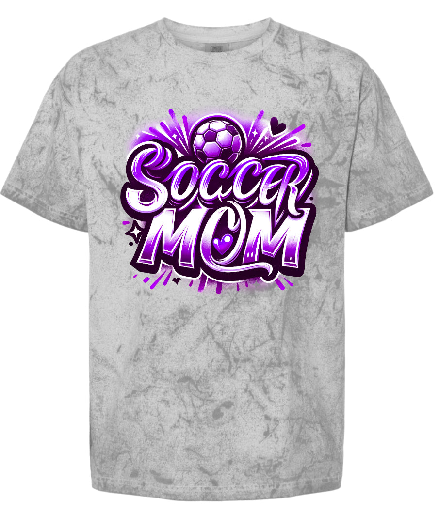 T-Shirt Smoke Soccer Mom Airbrush 2
