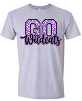 T-Shirt Gray Wildcats Go Cats