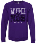 Crew Neck Purple Viking White Noise 17