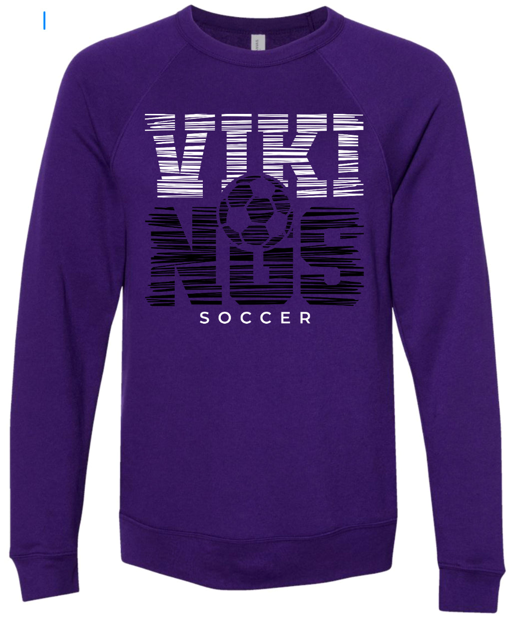 Crew Neck Purple Viking White Noise 17
