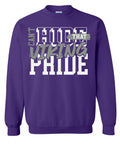 Crew Neck Purple Can’t Hide Viking Pride