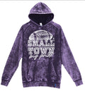 Hoodie Purple Acid Small Town Big Pride