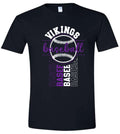 T-Shirt Black Viking BB Vert Badge 8