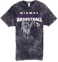 T-Shirt Midway Vikings Net Black Acid