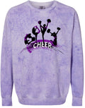 Crew Neck Purple Smoke Cheer Splash