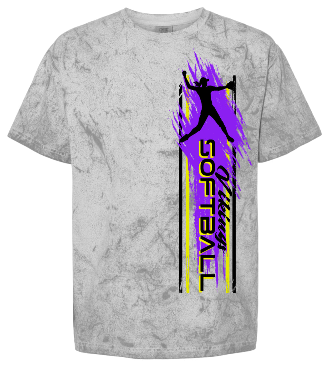 T-Shirt Comfort Color Softball Player Vert 2