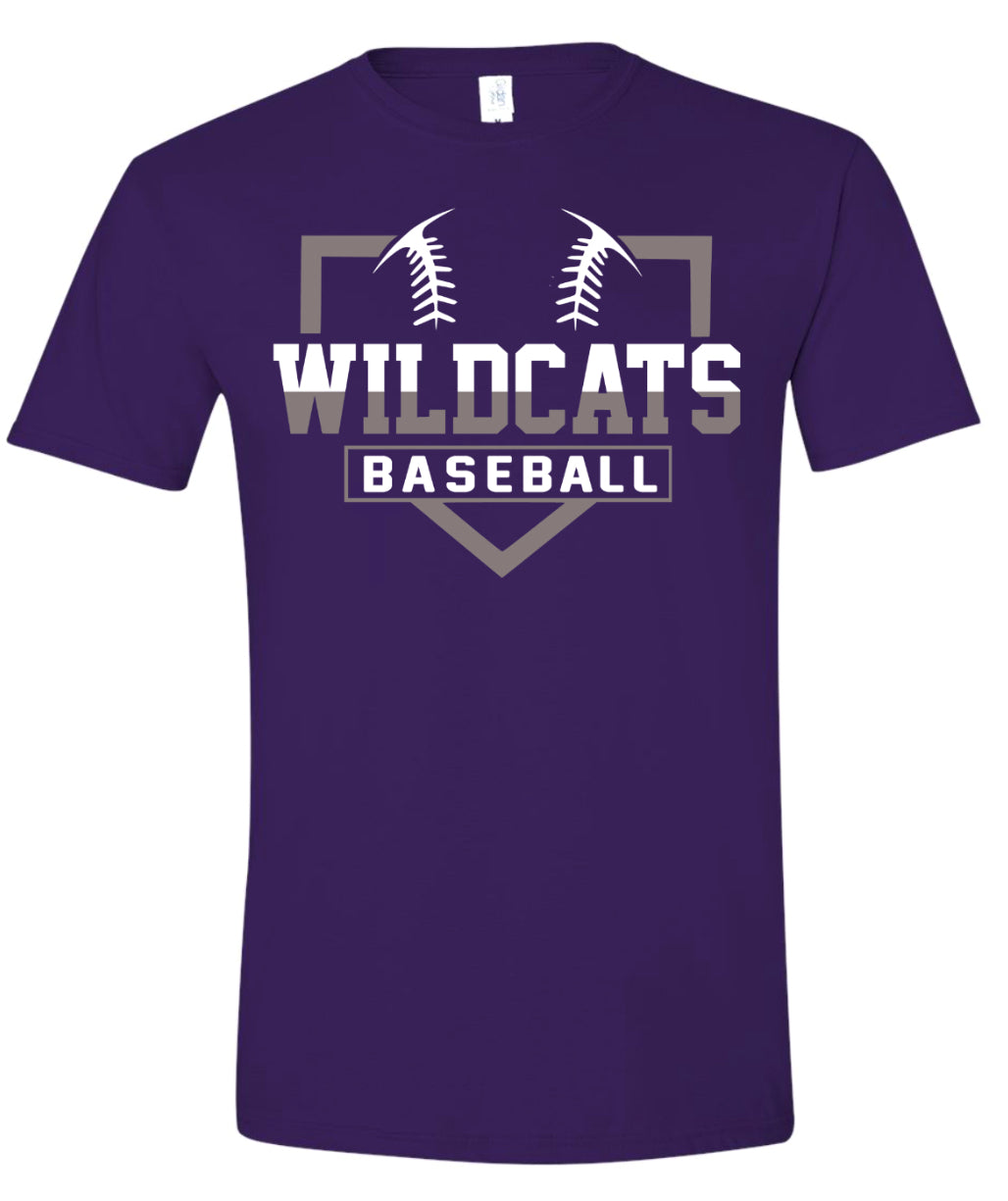T-Shirt Purple Wildcats Base